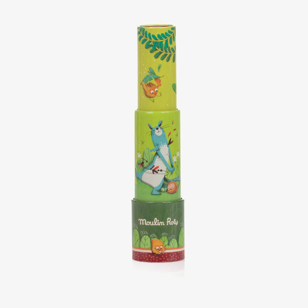 Moulin Roty-Green Jungle Metal Kaleidoscope (19cm) | Childrensalon