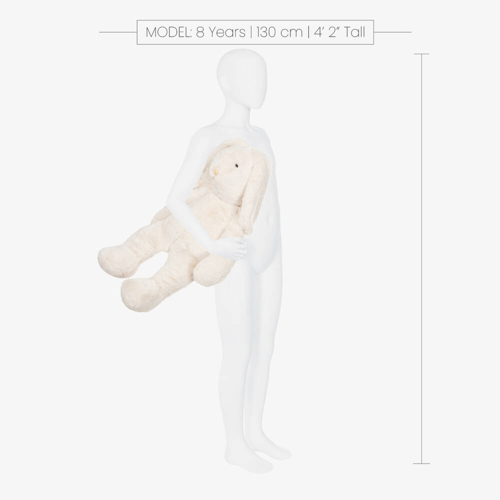 Moulin Roty-Ivory Giant Louison Rabbit Soft Toy (70cm) | Childrensalon