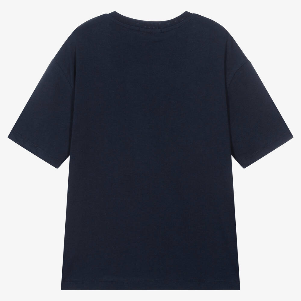 MSGM-تيشيرت قطن لون كحلي | Childrensalon