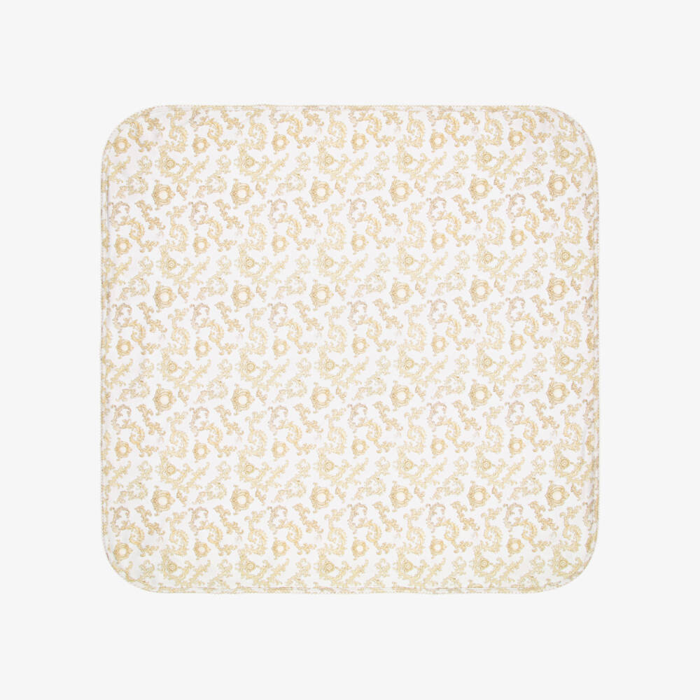 My Little Pie-Beige Royal Blush Print Supima Cotton Blanket (80cm) | Childrensalon
