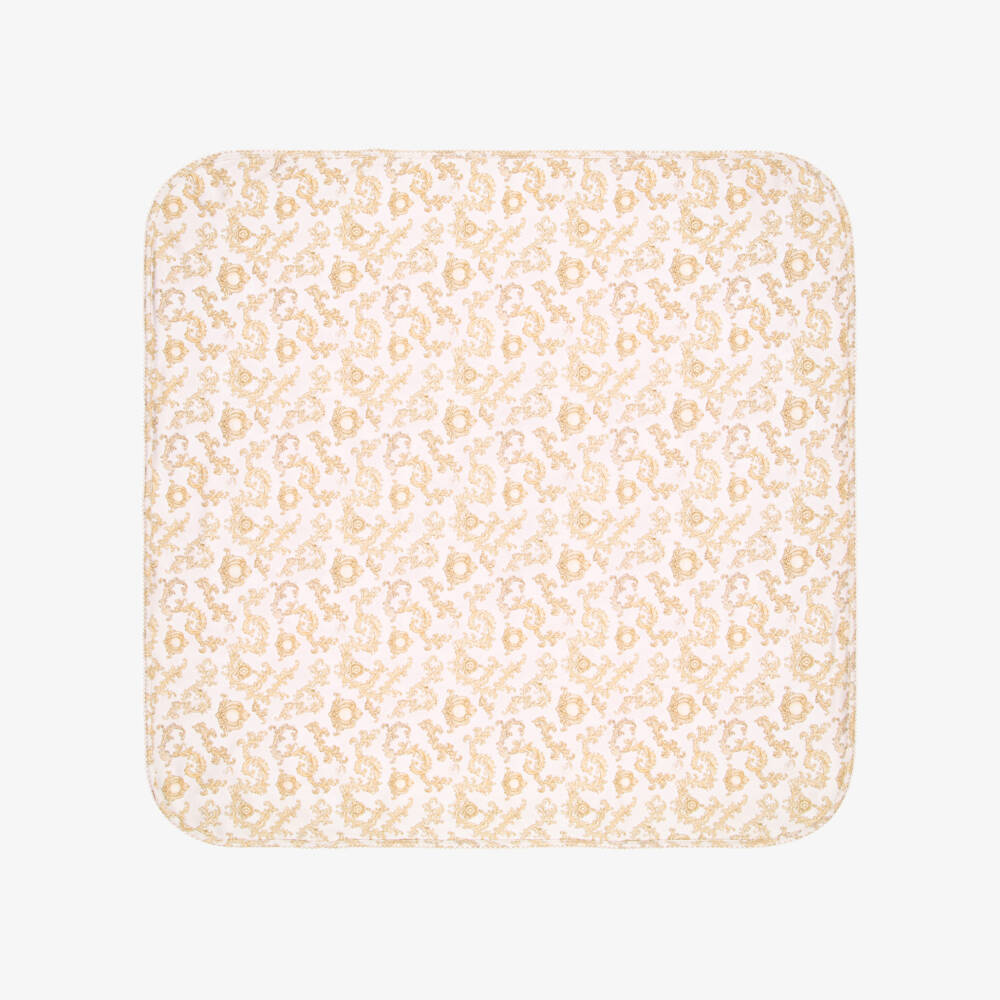 My Little Pie-Beige Royal Blush Print Supima Cotton Blanket (80cm) | Childrensalon