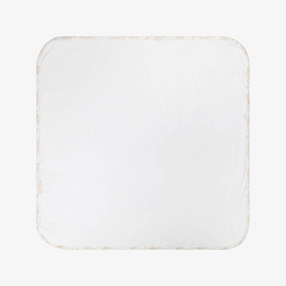 My Little Pie-Beige Supima Cotton Toile de Jouy Africa Blanket (80cm) | Childrensalon