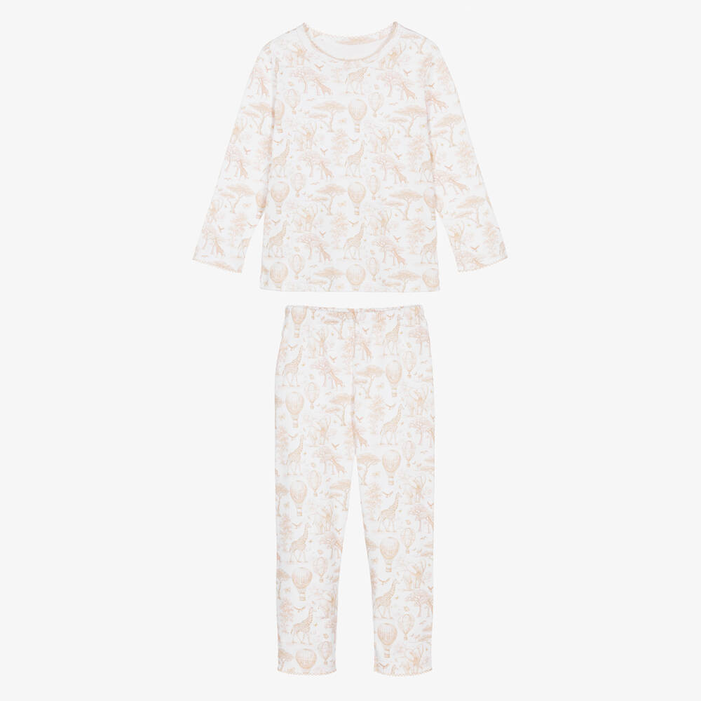 My Little Pie-بيجاما بطبعة حيوانات أفريقية لون بيج | Childrensalon