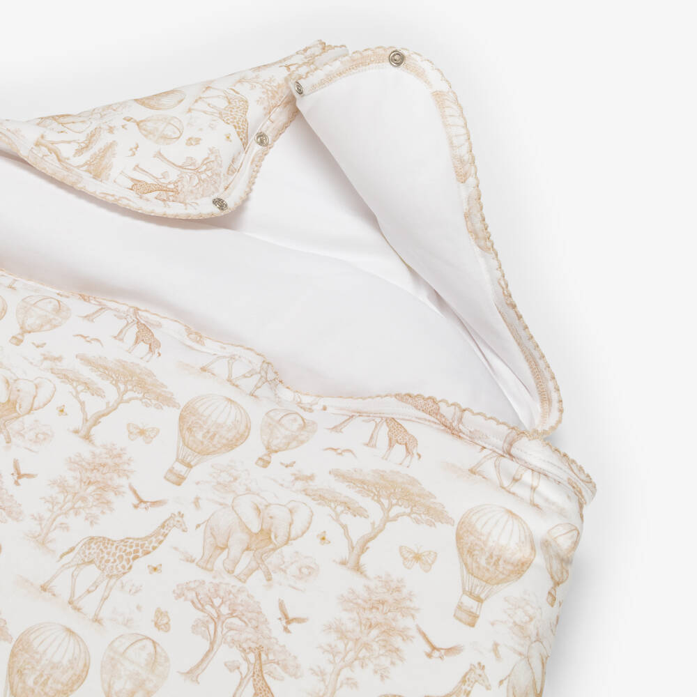 My Little Pie-بيبي نيست قطن سوبريما بطبعة توال دو جوي لون بيج للرضع (85 سم) | Childrensalon