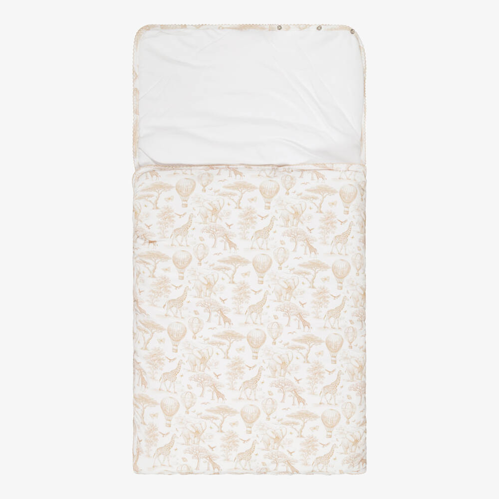 My Little Pie-بيبي نيست قطن سوبريما بطبعة توال دو جوي لون بيج للرضع (85 سم) | Childrensalon