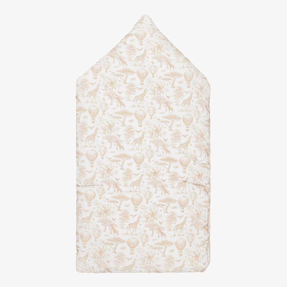 My Little Pie-بيبي نيست قطن سوبريما بطبعة توال دو جوي لون بيج للرضع (85 سم) | Childrensalon