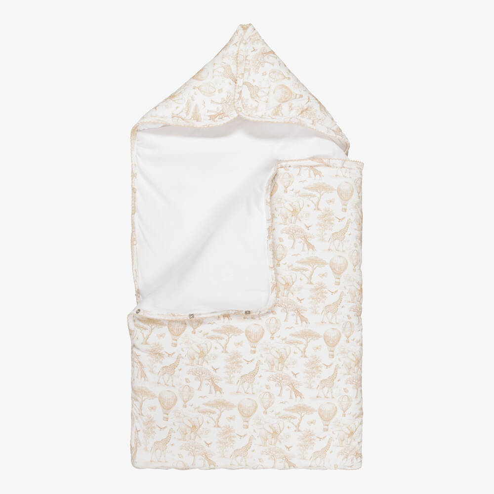 My Little Pie-بيبي نيست قطن سوبريما بطبعة توال دو جوي لون بيج للرضع (85 سم) | Childrensalon