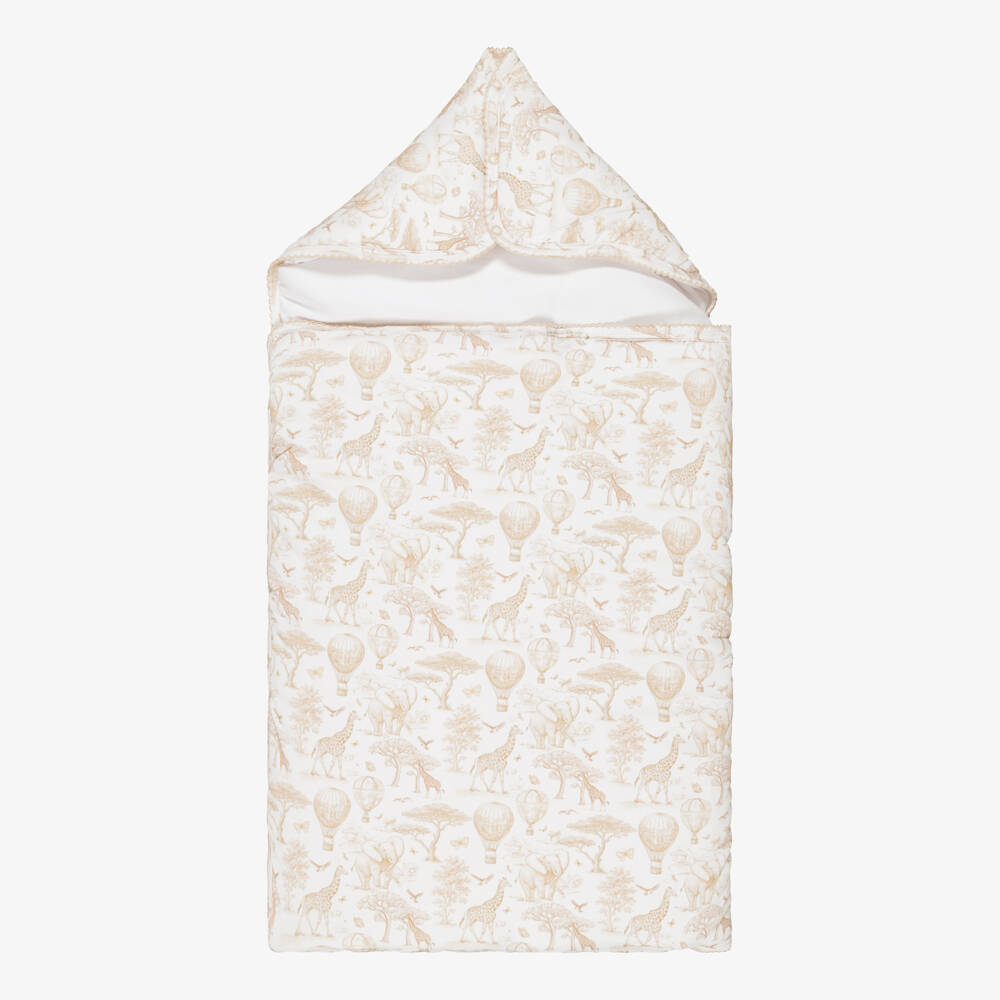 My Little Pie-Beige Toile de Juoy Africa Supima Cotton Nest (85cm) | Childrensalon