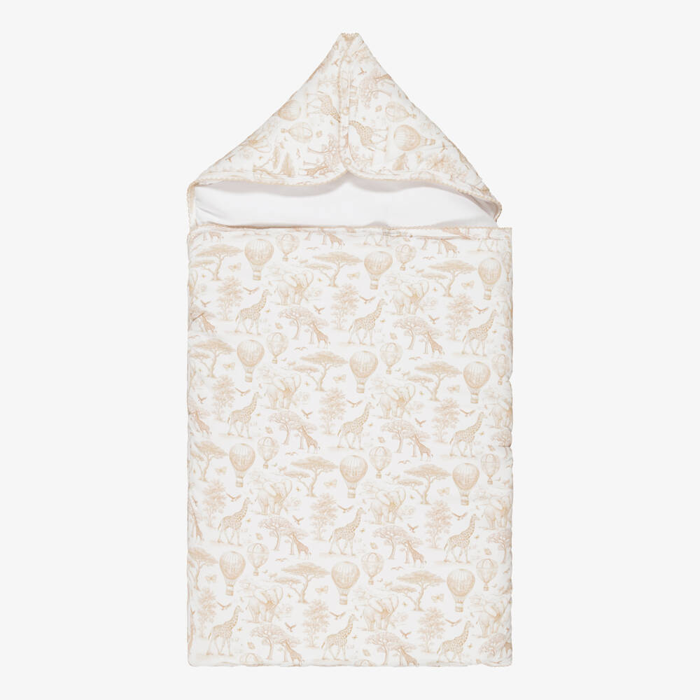 My Little Pie-Beige Toile de Juoy Africa Supima Cotton Nest (85cm) | Childrensalon