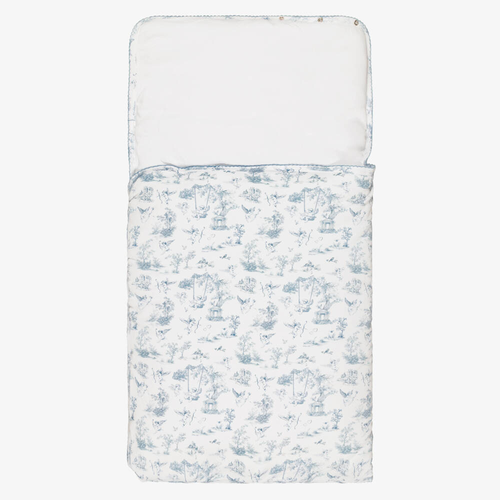 My Little Pie-Blue Celestia Print Supima Cotton Nest (85cm) | Childrensalon