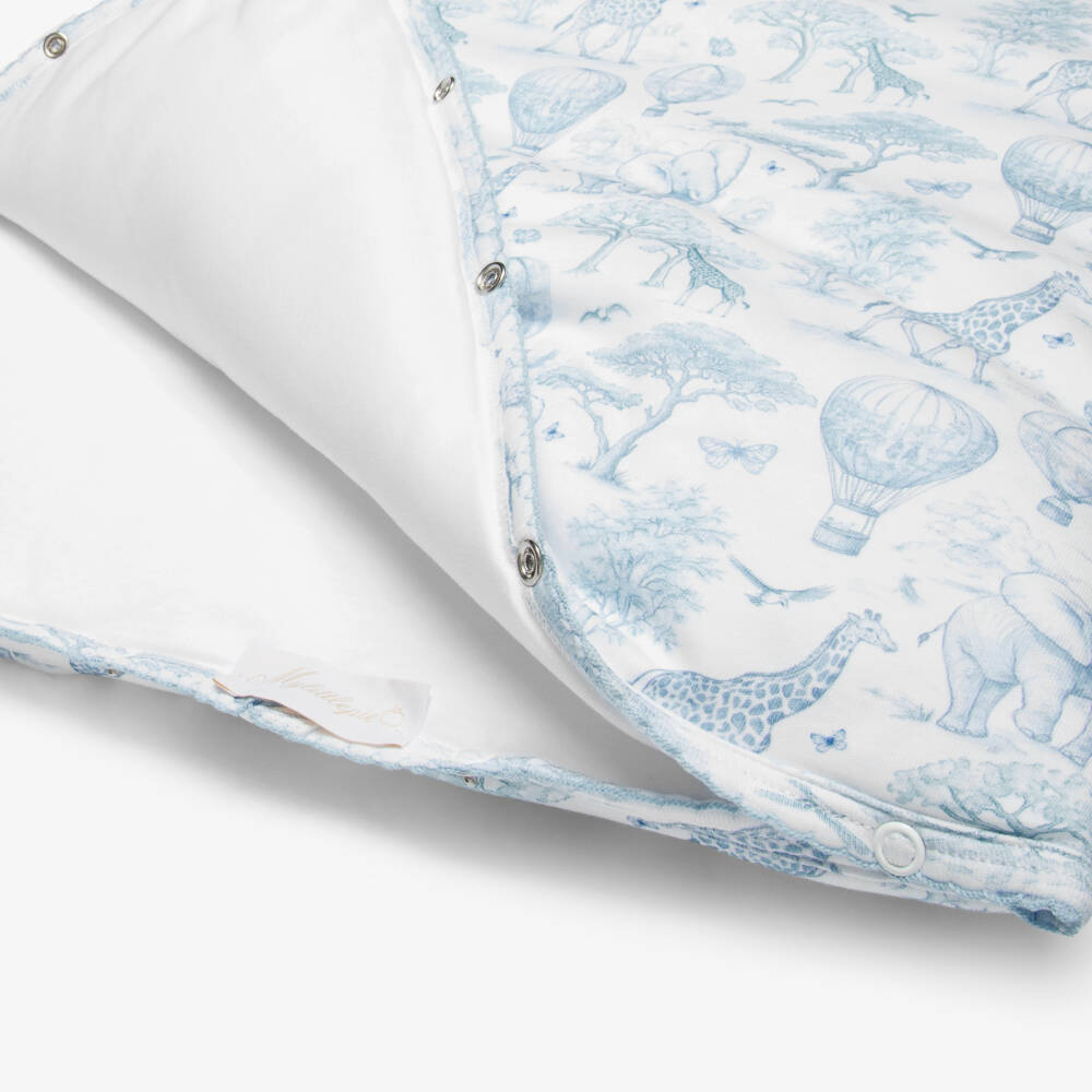 My Little Pie-Blue Toile Africa Supima Cotton Nest (82cm) | Childrensalon
