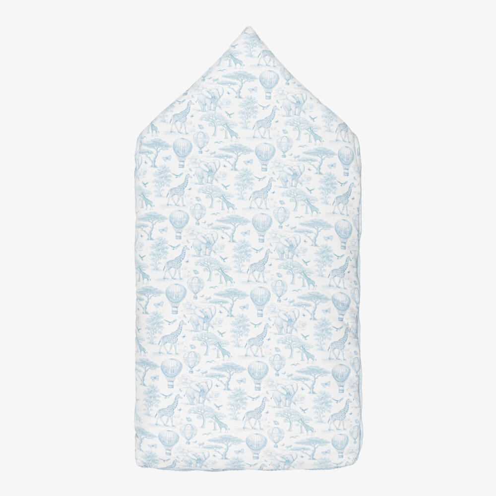 My Little Pie-Blue Toile Africa Supima Cotton Nest (82cm) | Childrensalon