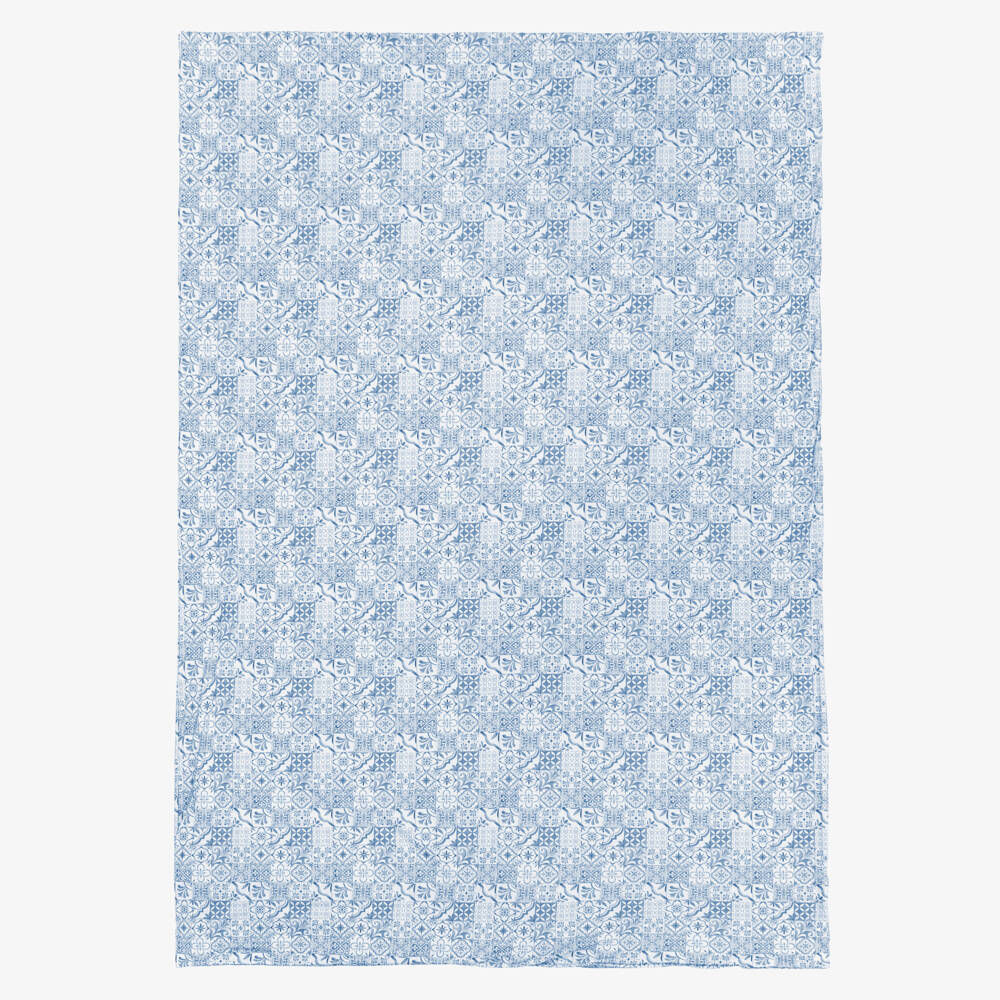 My Little Pie-Blue & White Amalfi Supima Cotton Bedding Set | Childrensalon