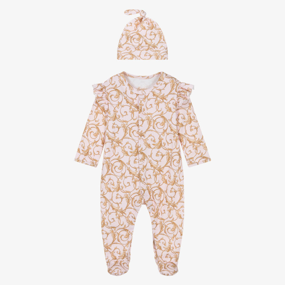 My Little Pie-Girls Allure Pink Supima Cotton Babysuit Set | Childrensalon