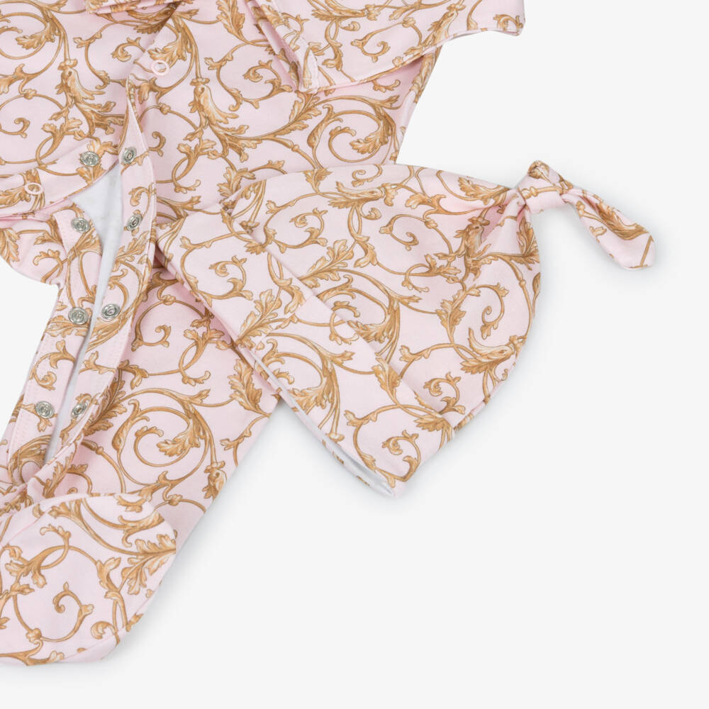 My Little Pie-Girls Allure Pink Supima Cotton Babysuit Set | Childrensalon