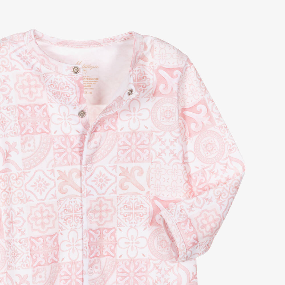 My Little Pie-طقم بيبي غرو قطن سوبيما لون زهري للبنات | Childrensalon