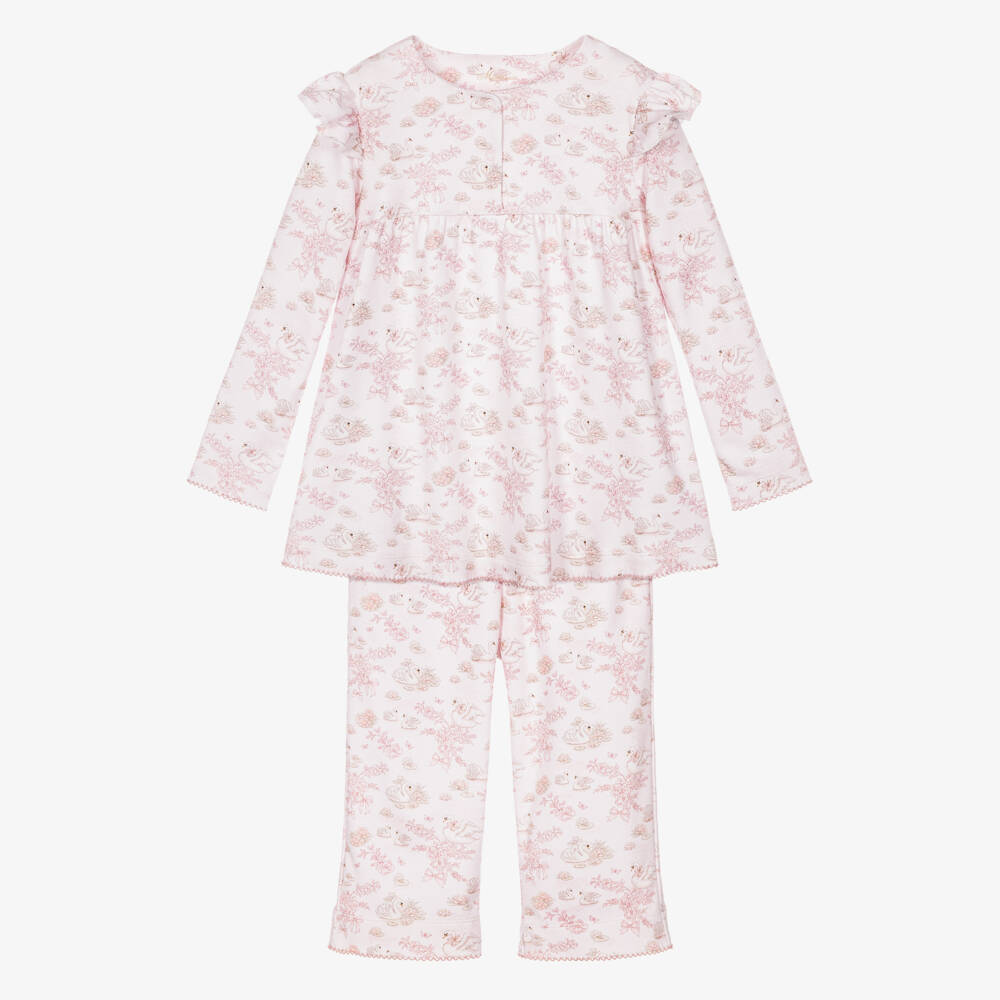 My Little Pie-Girls Pink Serenity Print Supima Cotton Pyjamas | Childrensalon