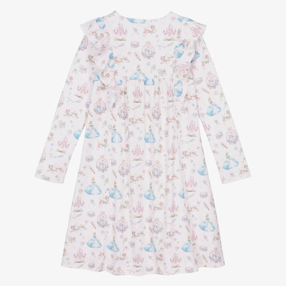 My Little Pie-Girls Pink Supima Cotton Rosemary Print Nightdress | Childrensalon