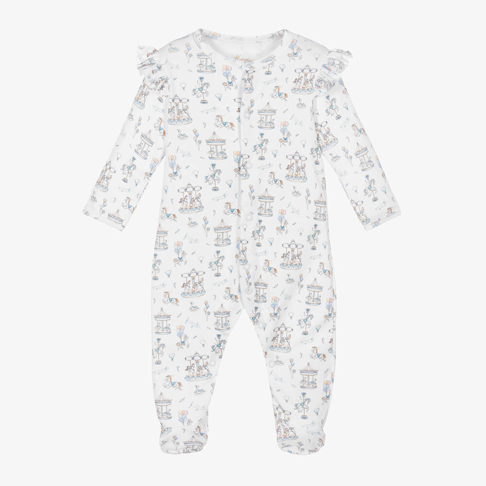 My Little Pie-Girls White Cotton Bon Bon Babygrow | Childrensalon