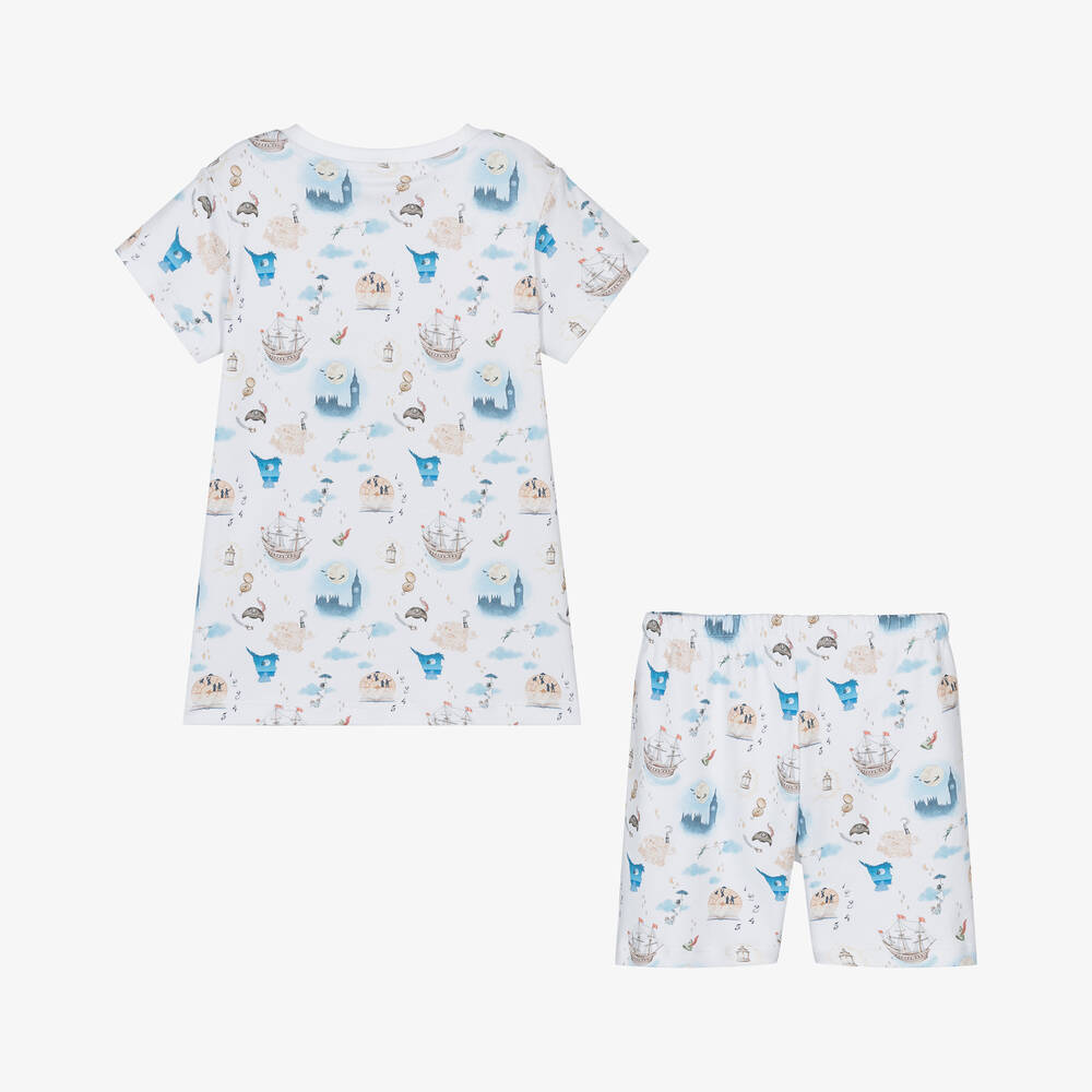 My Little Pie-Supima Cotton Peter Pan Shorts Pyjamas | Childrensalon