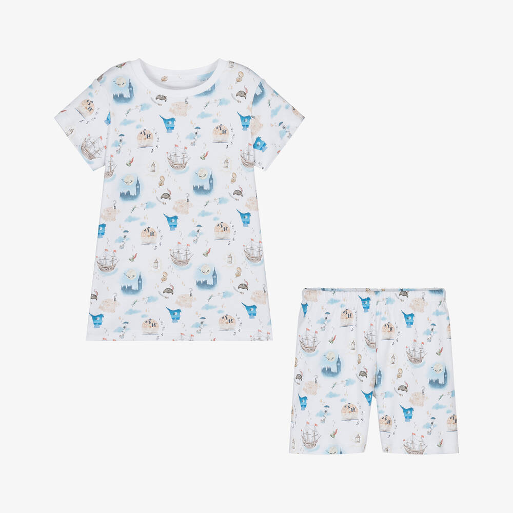 My Little Pie-Supima Cotton Peter Pan Shorts Pyjamas | Childrensalon