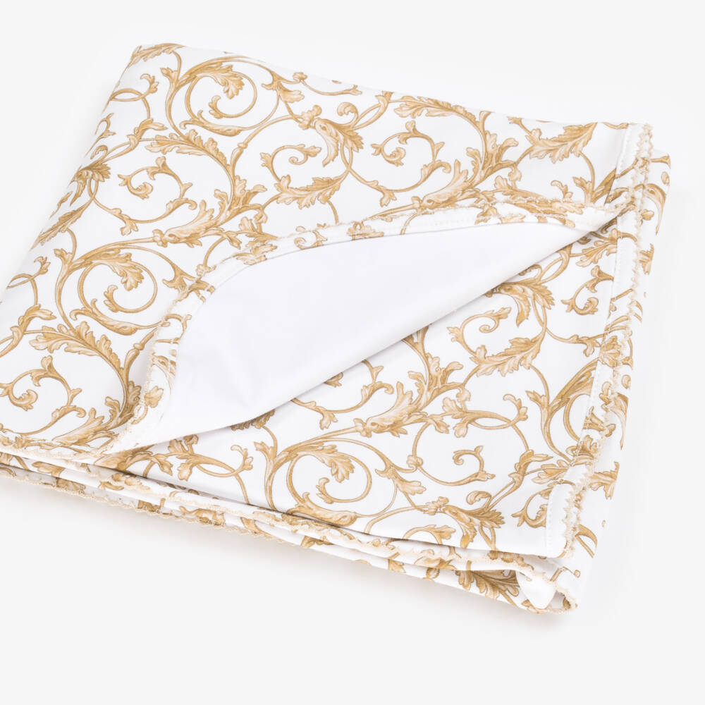 My Little Pie-White Allure Print Supima Cotton Blanket (80cm) | Childrensalon