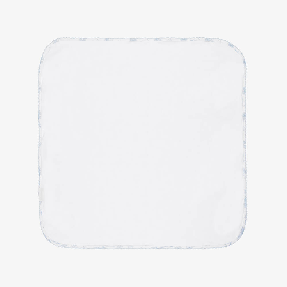 My Little Pie-White & Blue Celestia Print Cotton Blanket (82cm) | Childrensalon