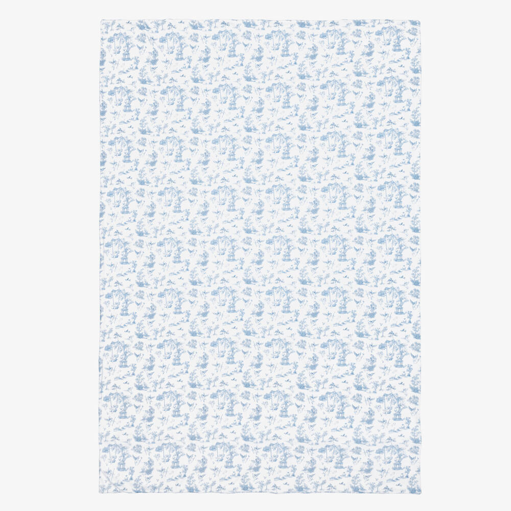 My Little Pie-White & Blue Celestia Supima Cotton Cot Bed Set (140cm) | Childrensalon