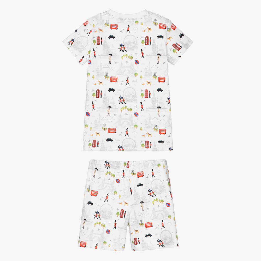 My Little Pie-White London Bridge Short Pyjamas | Childrensalon