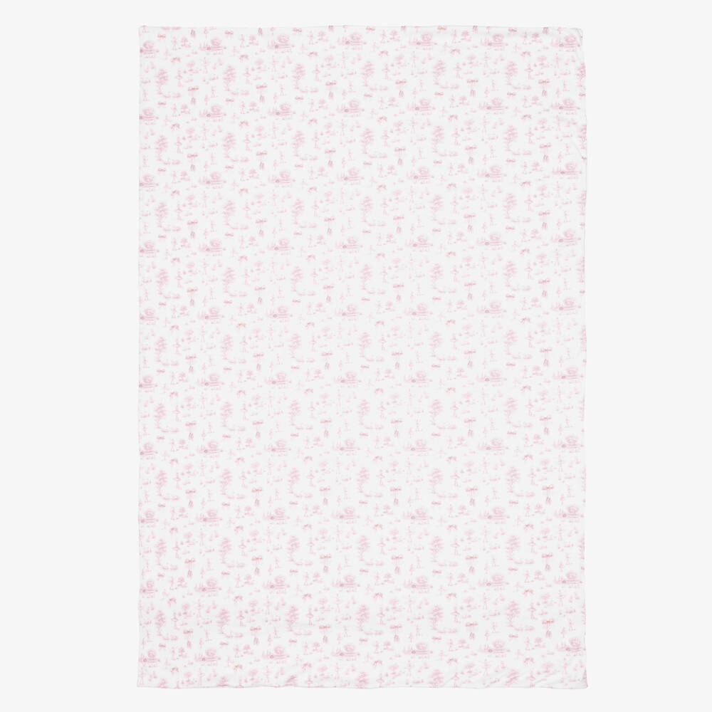 My Little Pie-White & Pink Swan Lake Supima Cotton Bedding Set | Childrensalon