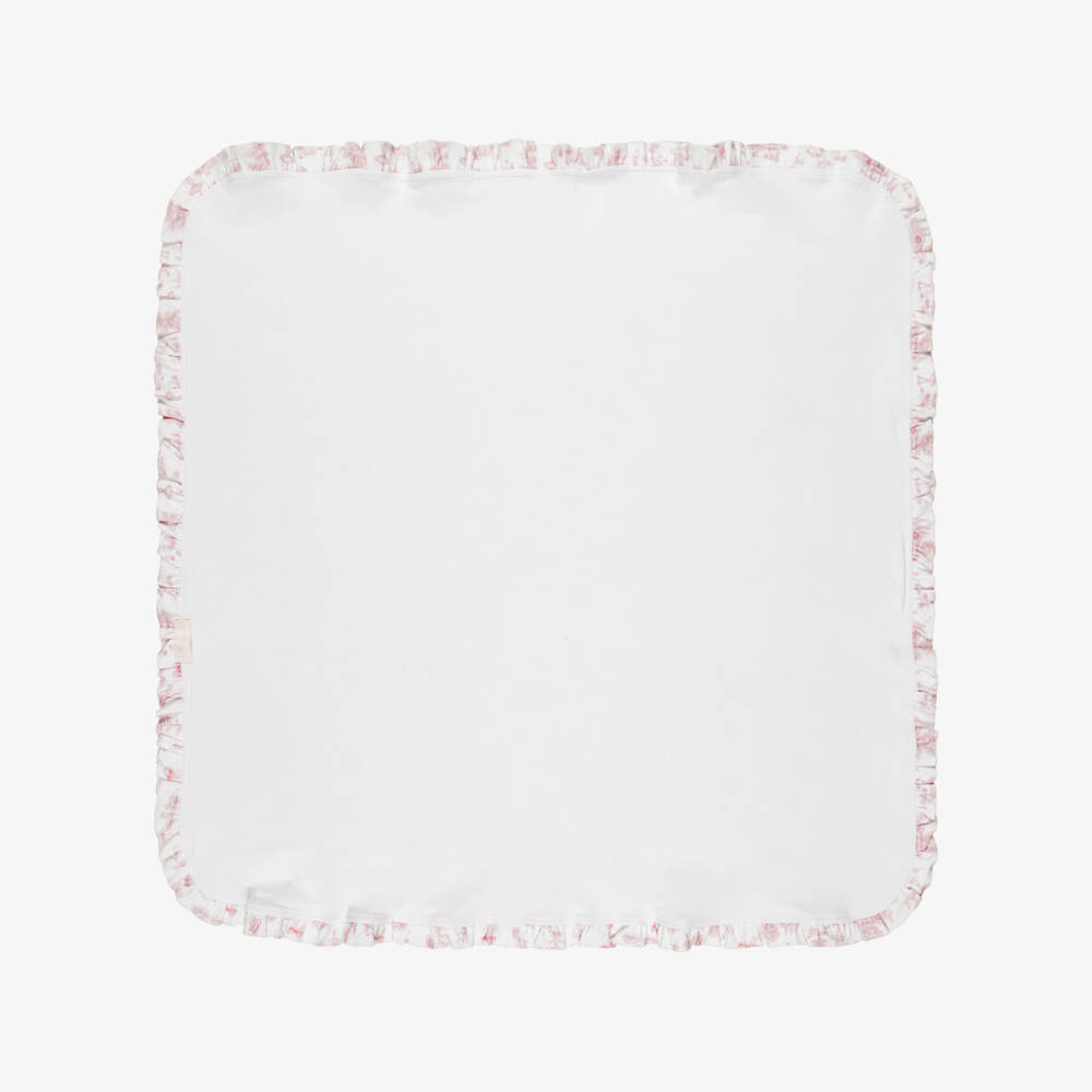 My Little Pie-White & Pink Swan Lake Supima Cotton Blanket (82cm) | Childrensalon