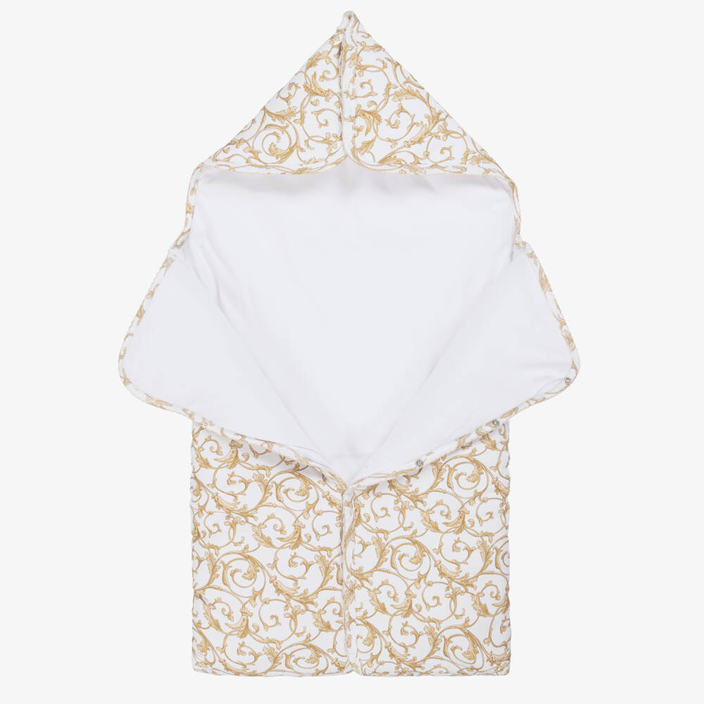 My Little Pie-White Supima Cotton Allure Print Nest (82cm) | Childrensalon