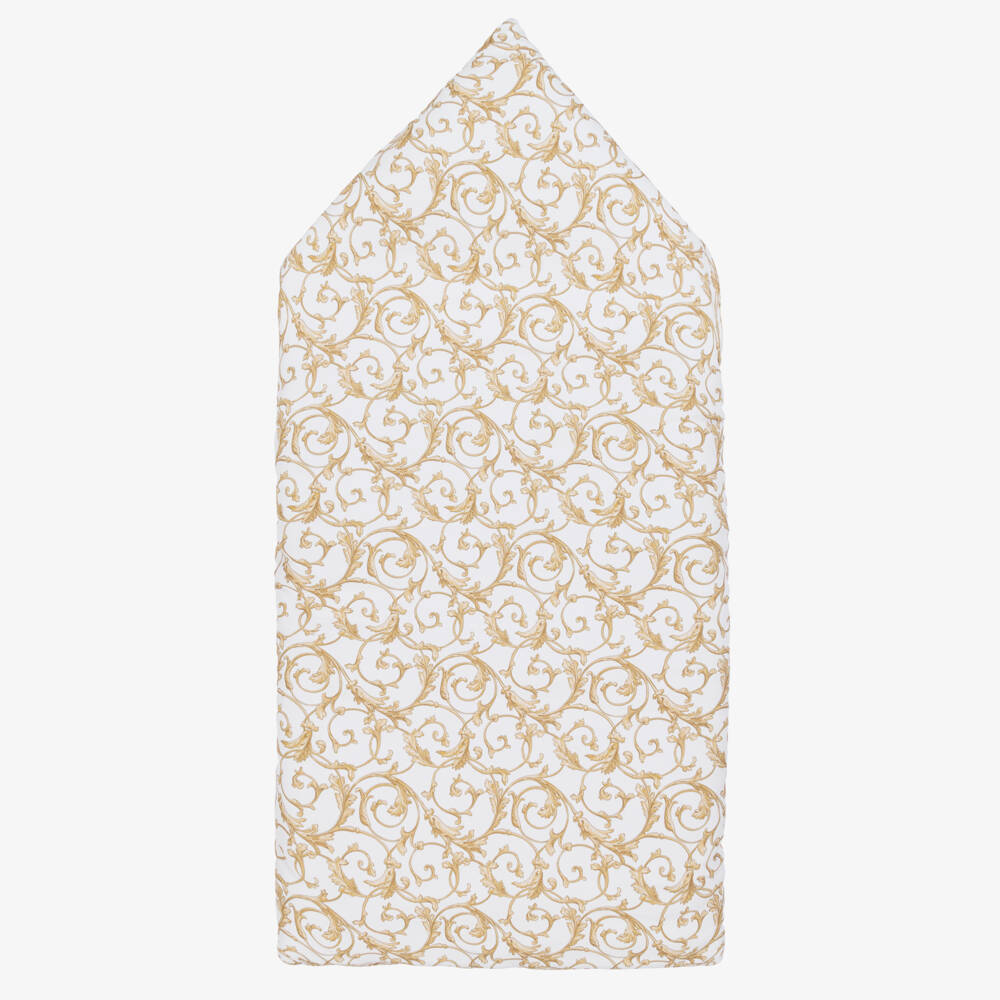 My Little Pie-White Supima Cotton Allure Print Nest (82cm) | Childrensalon