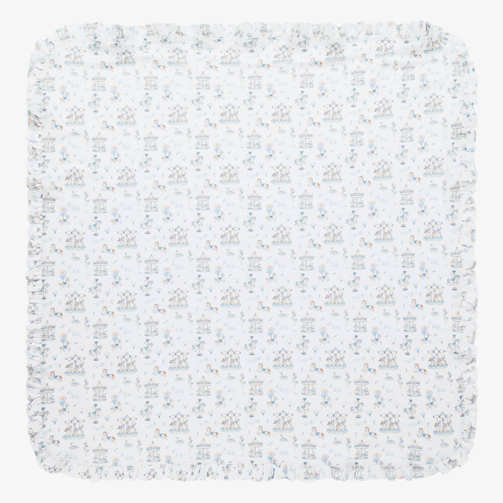 My Little Pie-White Supima Cotton Bon Bon Blanket (82cm) | Childrensalon