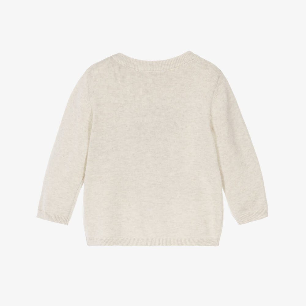 NAME IT-Baby Boys Beige Guardsman Bear Sweater | Childrensalon