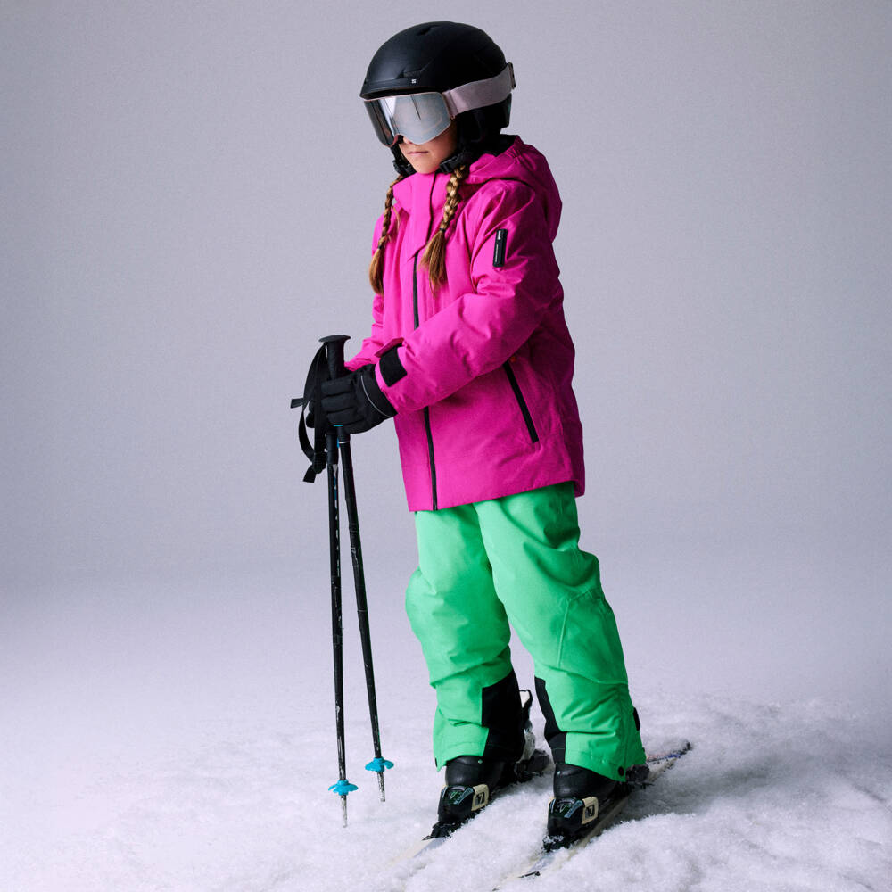 NAME IT-Black Technical Ski Gloves with Reflective Detail | Childrensalon