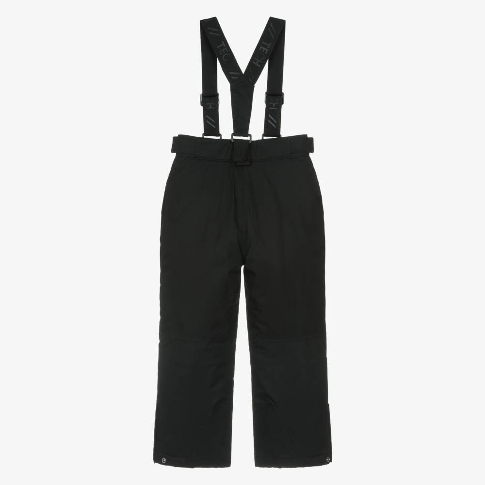 NAME IT-بنطلون تكنيكال للتزلج بحمالات كتف لون أسود | Childrensalon