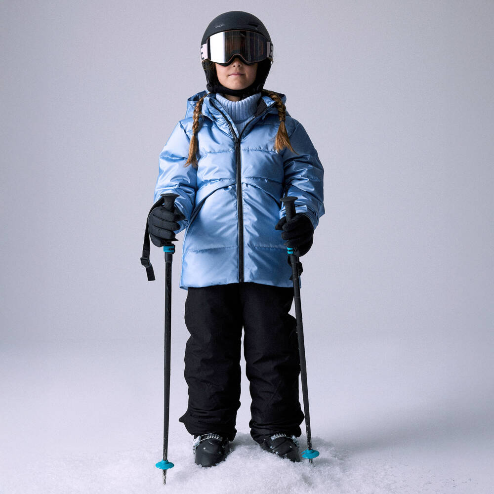 NAME IT-بنطلون تكنيكال للتزلج بحمالات كتف لون أسود | Childrensalon