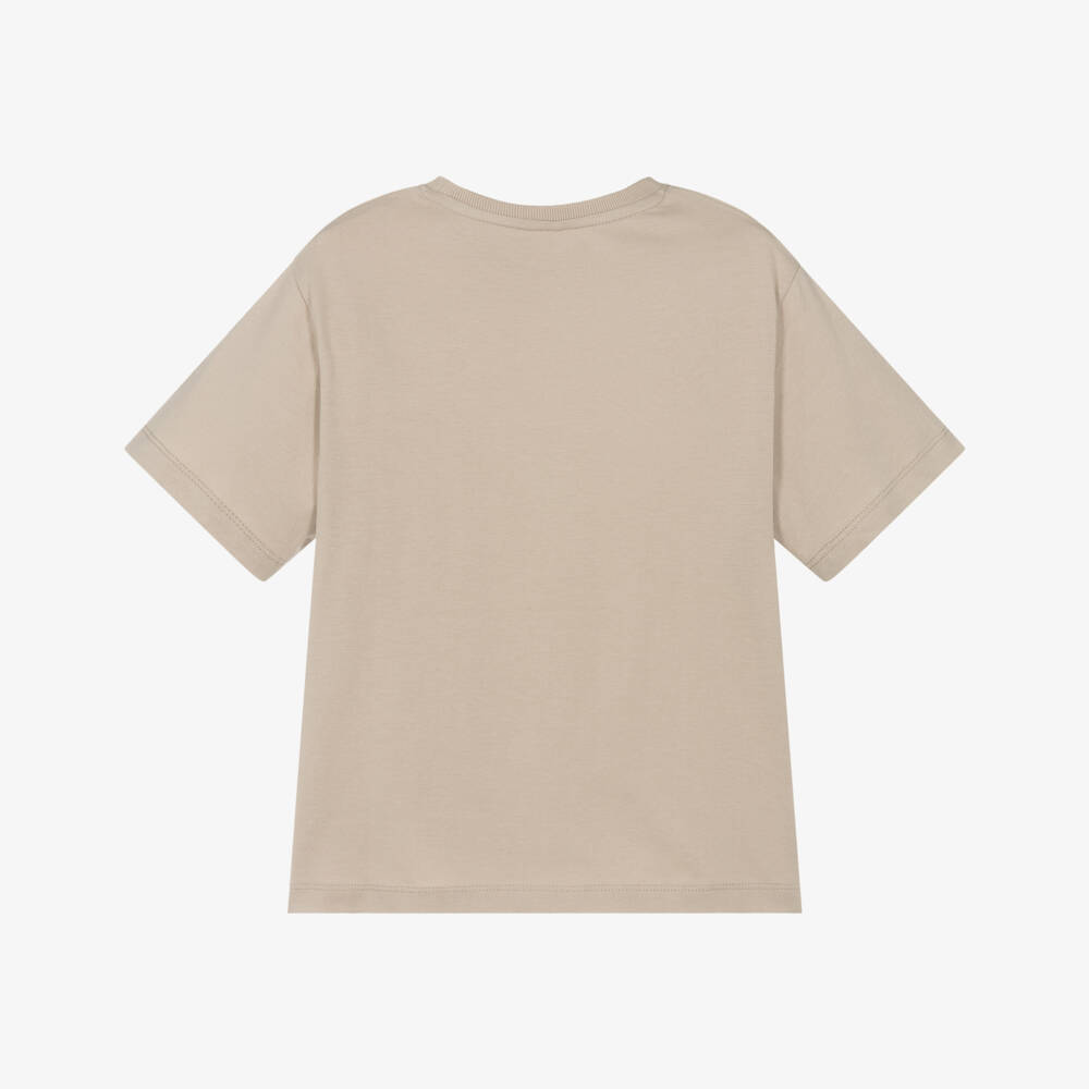 NAME IT-Boys Beige Studio Edition T-Shirt | Childrensalon