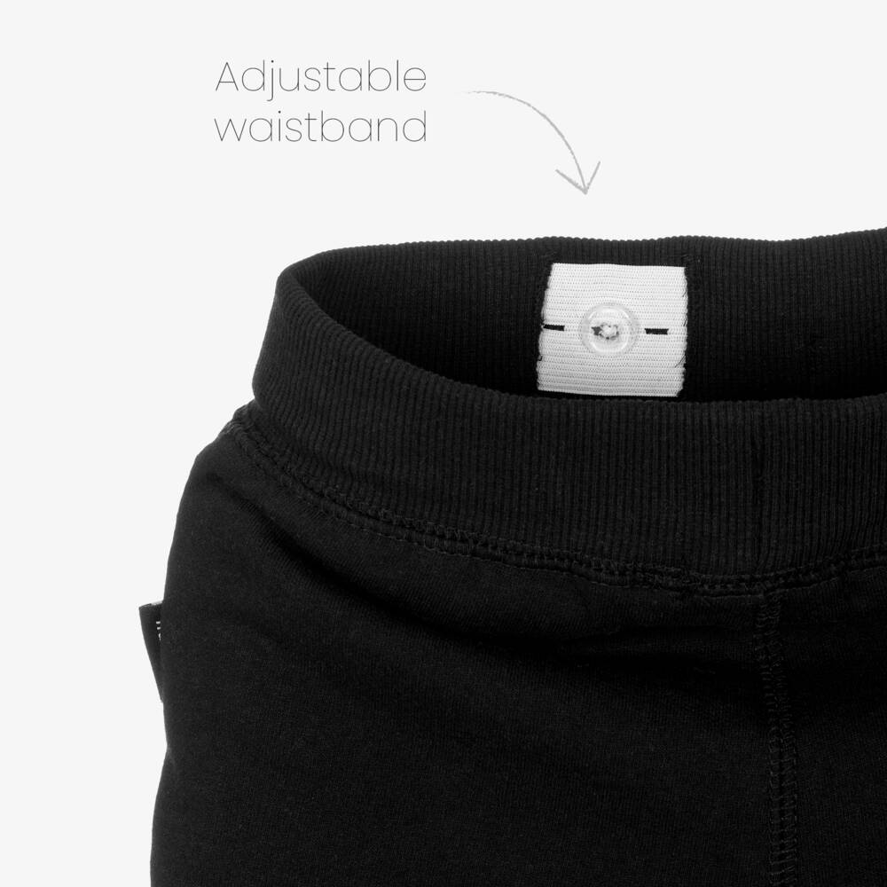 NAME IT-بنطلون رياضي قطن لون أسود للأولاد | Childrensalon