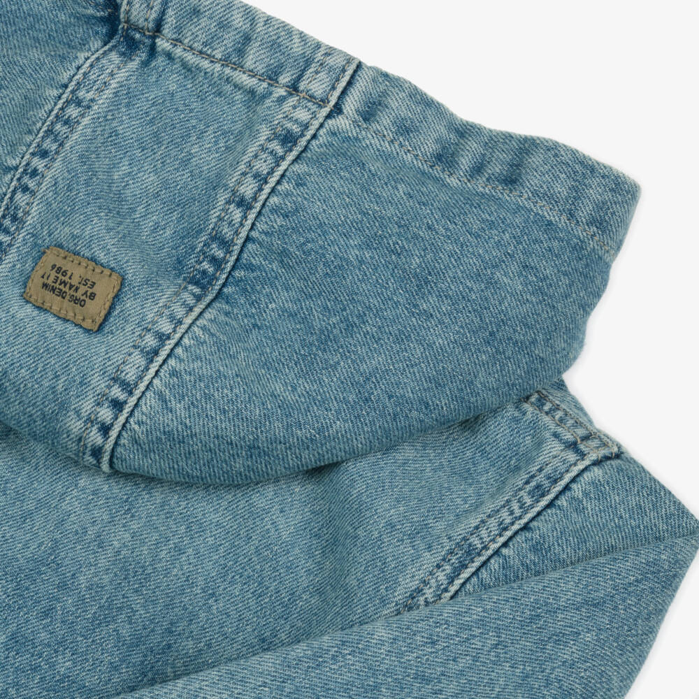 NAME IT-Джинсовая куртка синяя с капюшоном для мальчиков | Childrensalon