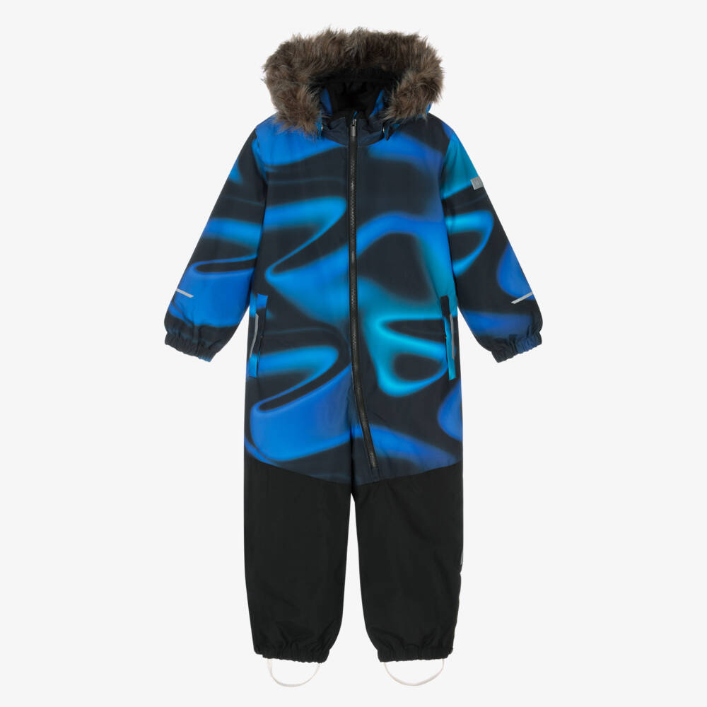 NAME IT-Boys Brilliant Blue Technical Snowsuit | Childrensalon