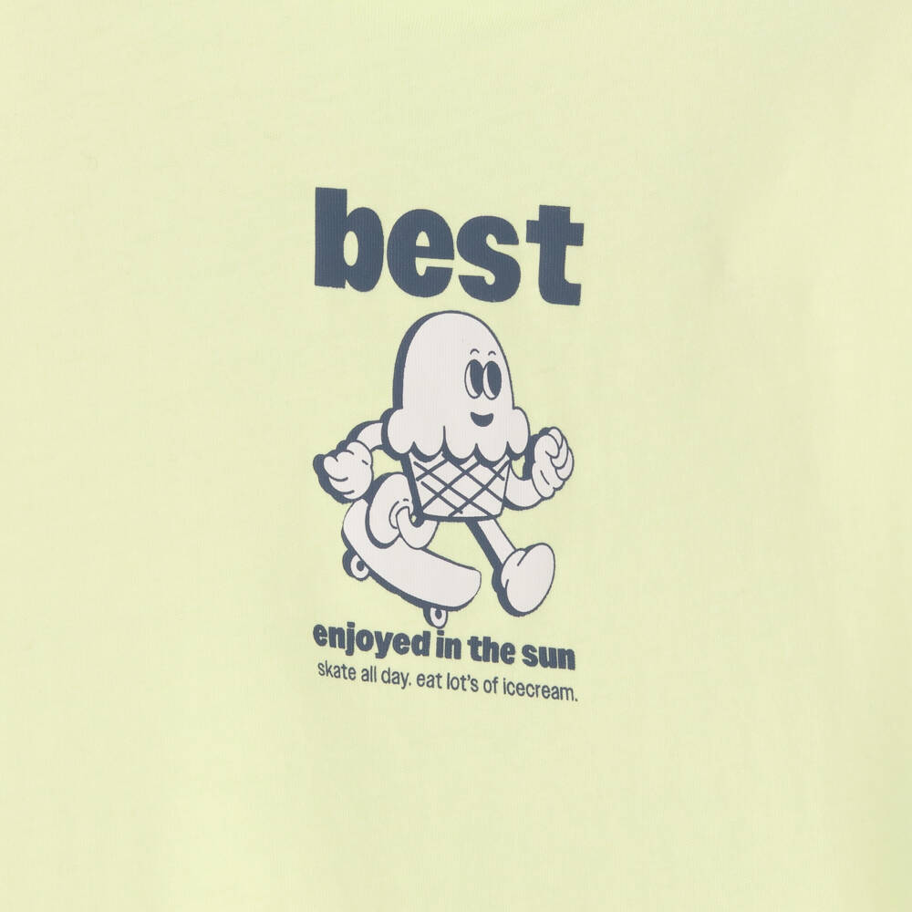 NAME IT-تيشيرت قطن لون أخضر للأولاد | Childrensalon