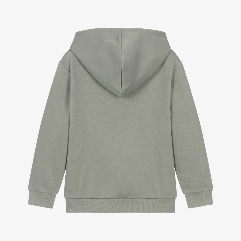 NAME IT-Худи зеленый с принтом Studio Edition для мальчиков | Childrensalon