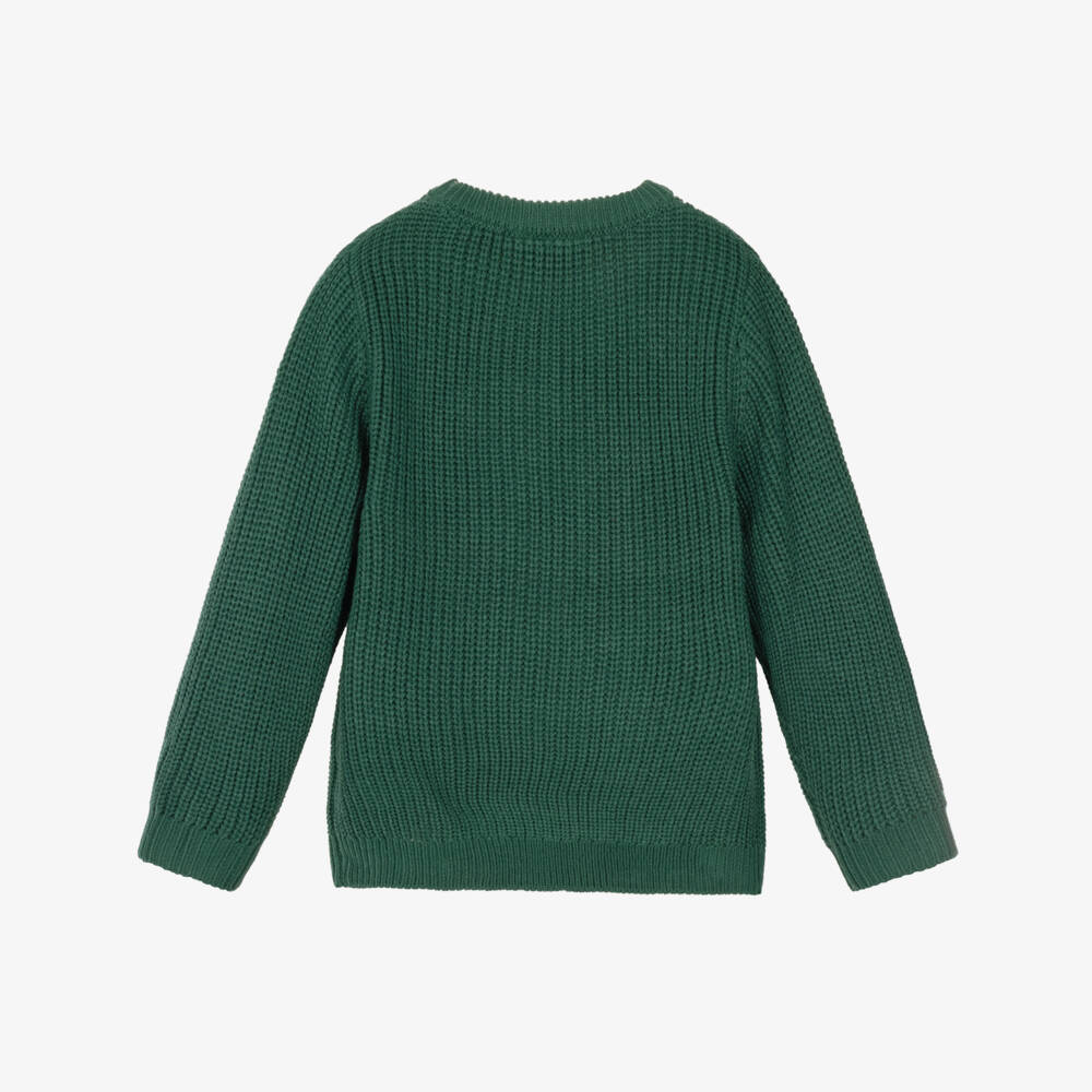 NAME IT-Boys Green Santa's Little Helper Sweater | Childrensalon