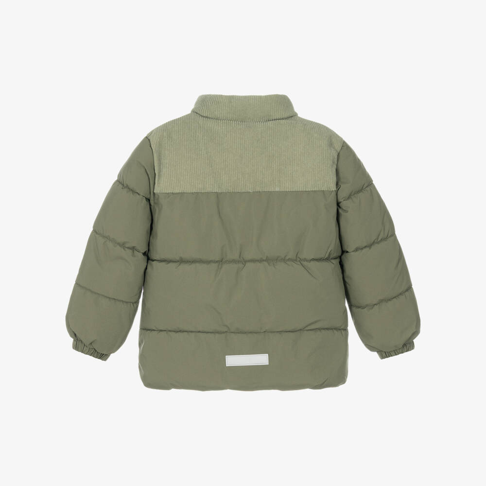 NAME IT-Boys Moss Green Puffer Jacket | Childrensalon