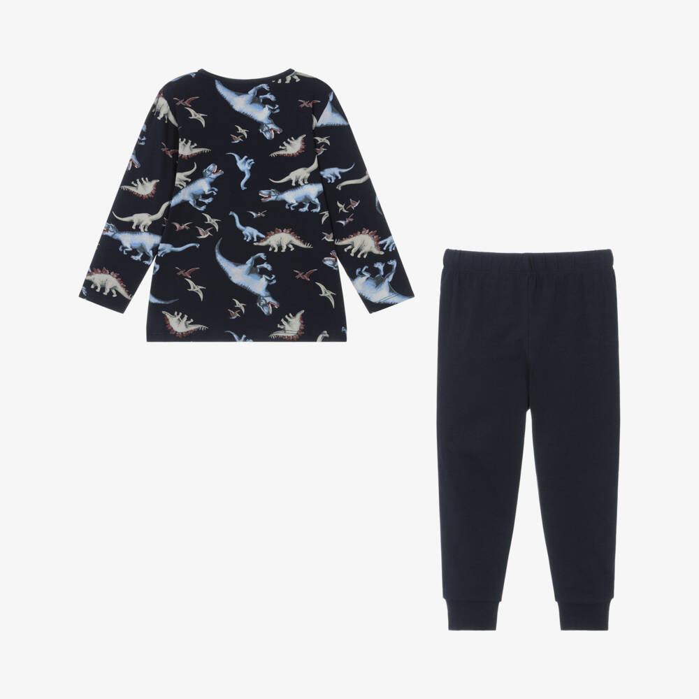 NAME IT-بيجاما طويلة بطبعة ديناصور قطن لون كحلي للأولاد | Childrensalon