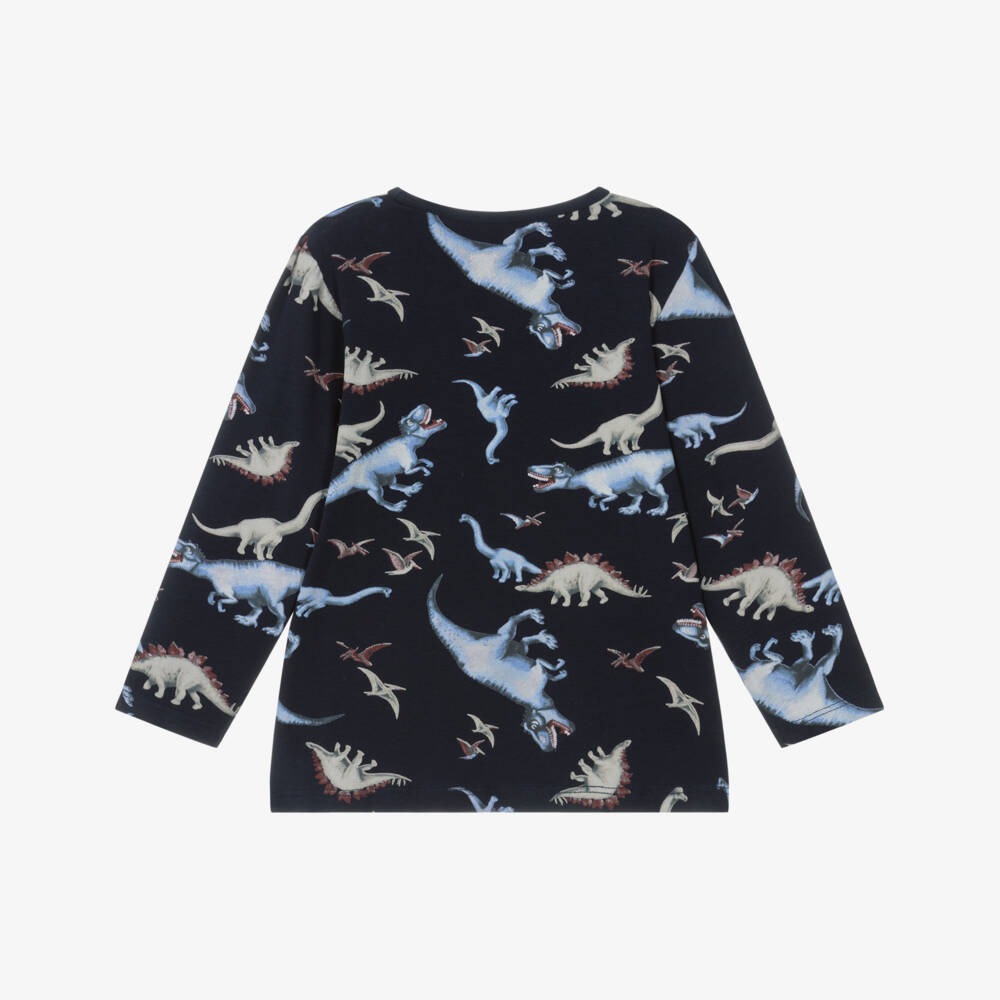 NAME IT-بيجاما طويلة بطبعة ديناصور قطن لون كحلي للأولاد | Childrensalon