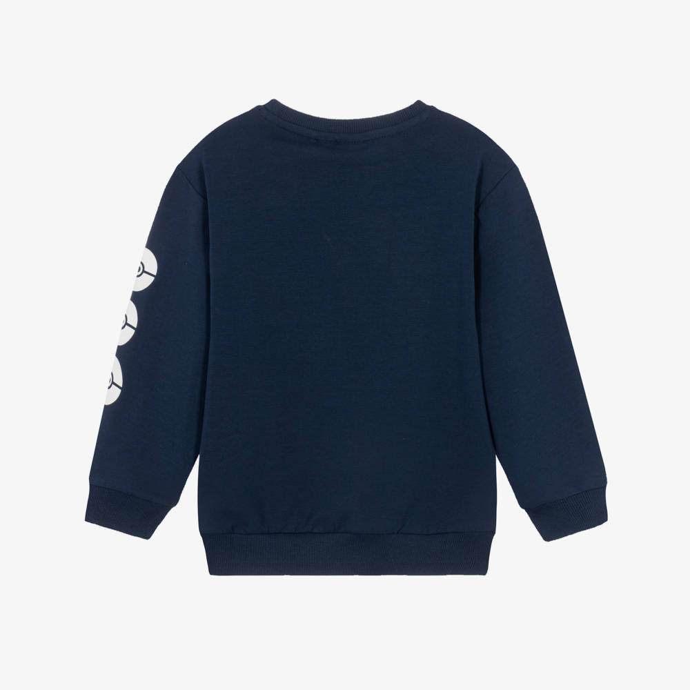 NAME IT-Boys Navy Blue Cotton Pokemon Sweatshirt | Childrensalon