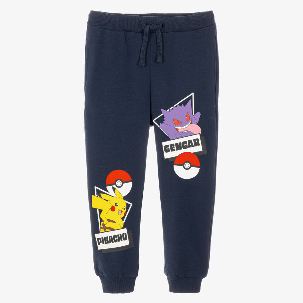 NAME IT-Boys Navy Blue Pokemon Cotton Joggers | Childrensalon